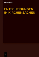 Entscheidungen in Kirchensachen seit 1946 / 1.7.-31.12.2011 - 