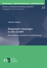 Disquotale Leistungen in eine GmbH - Sabine Simon