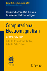 Computational Electromagnetism - Houssem Haddar, Ralf Hiptmair, Peter Monk, Rodolfo Rodríguez