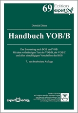 Handbuch VOB/B - Ditten, Dietrich