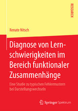 Diagnose von Lernschwierigkeiten im Bereich funktionaler Zusammenhänge - Renate Nitsch