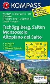 KOMPASS Wanderkarte Tschögglberg - Salten /Monzoccolo - Altopiano del Salto - KOMPASS-Karten GmbH