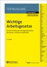 Wichtige Arbeitsgesetze