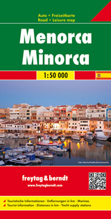 Menorca, Autokarte 1:50.000 - Freytag-Berndt und Artaria KG