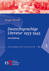 Deutschsprachige Literatur 1933-1945 - Gregor Streim