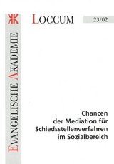 Chancen der Mediation für Schiedsstellenverfahren im Sozialbereich - Wolfgang Vögele