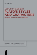 Plato’s Styles and Characters - 