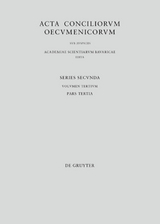 Acta conciliorum oecumenicorum. Series Secunda. Concilium Universale Nicaenum Secundum / Concilii Actiones VI-VII - 