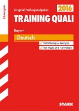 Training Quali Bayern - Deutsch Lösungsheft - Bayer, Werner; von der Kammer, Marion