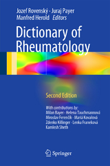 Dictionary of Rheumatology - Rovenský, Jozef; Payer, Juraj; Herold, Manfred