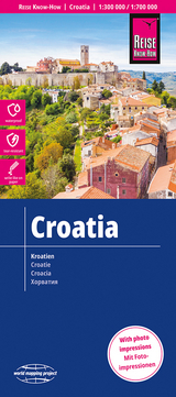 Reise Know-How Landkarte Kroatien / Croatia (1:300.000 / 700.000) - 