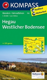 KOMPASS Wanderkarte Hegau - Westlicher Bodensee - KOMPASS-Karten GmbH