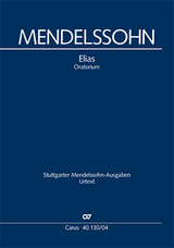 Elias op. 70, Klavierauszug (deutsch) - Felix Mendelssohn Bartholdy