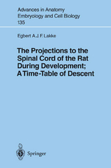 The Projections to the Spinal Cord of the Rat During Development: A Timetable of Descent - Egbert Lakke