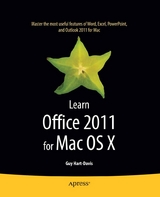 Learn Office 2011 for Mac OS X -  Guy Hart-Davis