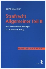 Strafrecht Allgemeiner Teil II - Oskar Maleczky