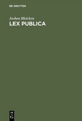 Lex publica - Jochen Bleicken