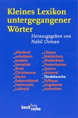 Kleines Lexikon untergegangener Wörter - Osman, Nabil