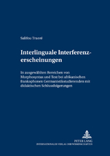 Interlinguale Interferenzerscheinungen - Salifou Traoré