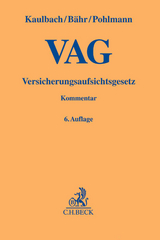 Versicherungsaufsichtsgesetz - Kaulbach, Detlef; Bähr, Gunne W.; Pohlmann, Petra