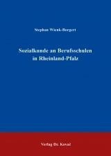 Sozialkunde an Berufschulen in Rheinland-Pfalz - Stephan Wienk-Borgert