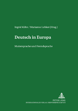 Deutsch in Europa - Kühn, Ingrid; Lehker, Marianne