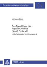 Das Epos «Crisias» des Hilarion v. Verona (Nicolò Fontanelli) - Wolfgang Strobl