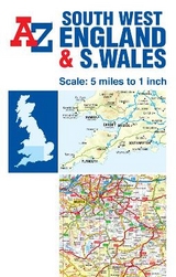 South West England & South Wales Road Map - 