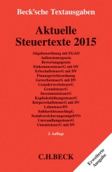 Aktuelle Steuertexte 2015