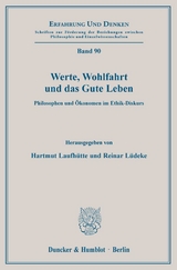 Werte, Wohlfahrt und das Gute Leben. - 