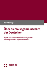 Über die Volksgemeinschaft der Deutschen - Peter Schyga