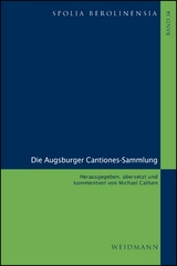 Die Augsburger Cantiones-Sammlung - 
