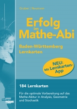 Erfolg im Mathe-Abi 2016 Lernkarten mit App Baden-Württemberg - Gruber, Helmut; Neumann, Robert