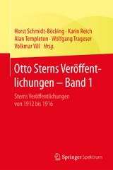 Otto Sterns Veröffentlichungen – Band 1 - 