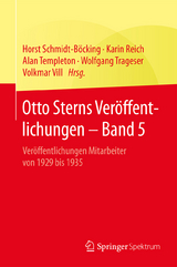 Otto Sterns Veröffentlichungen – Band 5 - 