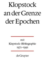 Klopstock an der Grenze der Epochen - 