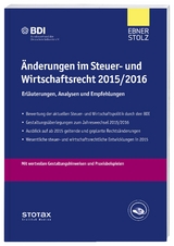 Änderungen im Steuer- und Wirtschaftsrecht 2015/2016 - 