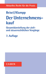 Der Unternehmenskauf - Beisel, Wilhelm; Klumpp, Hans-Hermann