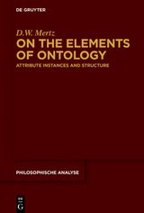On the Elements of Ontology - D. W. Mertz