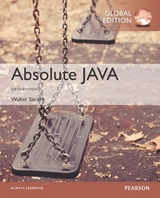 Absolute Java, Global Edition - Savitch, Walter