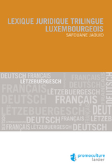 Lexique juridique trilingue luxembourgeois - Safouane Jaouid