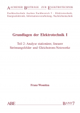 Grundlagen der Elektrotechnik I - Franz Wosnitza