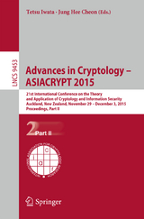 Advances in Cryptology – ASIACRYPT 2015 - 