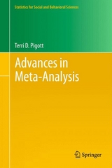 Advances in Meta-Analysis -  Terri Pigott