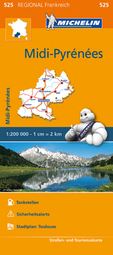 Michelin Karte Midi-Pyrénées - 