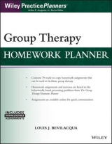 Group Therapy Homework Planner - Bevilacqua, Louis J.; Berghuis, David J.