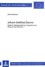 Johann Gottfried Seume - Gert Kostencki