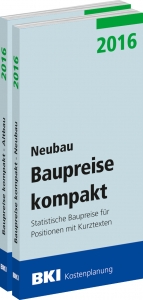 BKI Baupreise kompakt 2016 - Neubau + Altbau  - Gesamtpaket - 