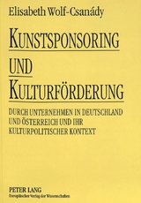 Kunstsponsoring und Kulturförderung - Elisabeth Wolf-Csanady