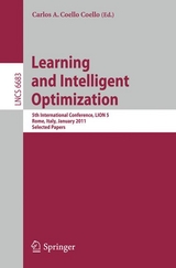 Learning and Intelligent Optimization - 